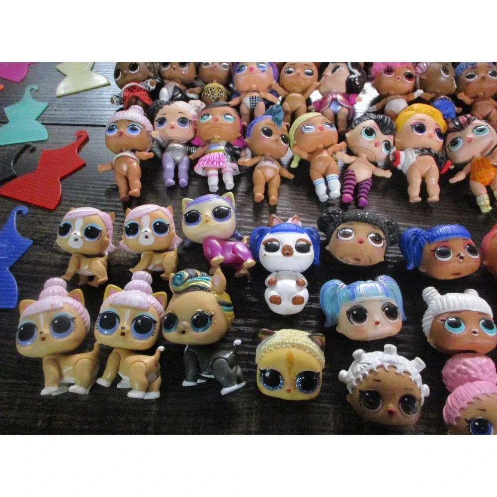 LOL Surprise Doll Lot Massive Collection Dolls Pets Accessories Bottles 175+ pcs